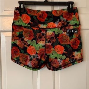 FLEO High Waist 4 Inch Seam Shorts.